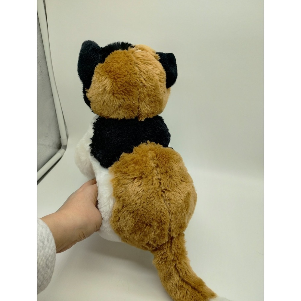 BUILD-A-BEAR Calico Kitty Cat 16" Plush Promise Pets Green Eyes 2012 Brown White - Picture 4 of 11